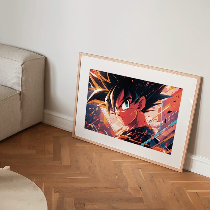 Αφίσες Poster Battle Ready Goku για καθιστικό