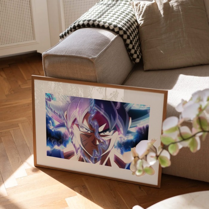 Αφίσες Poster Goku Ultra Instinct με κορνίζα