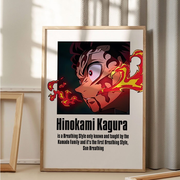 Αφίσες Poster Hinokami Kagura με κορνίζα