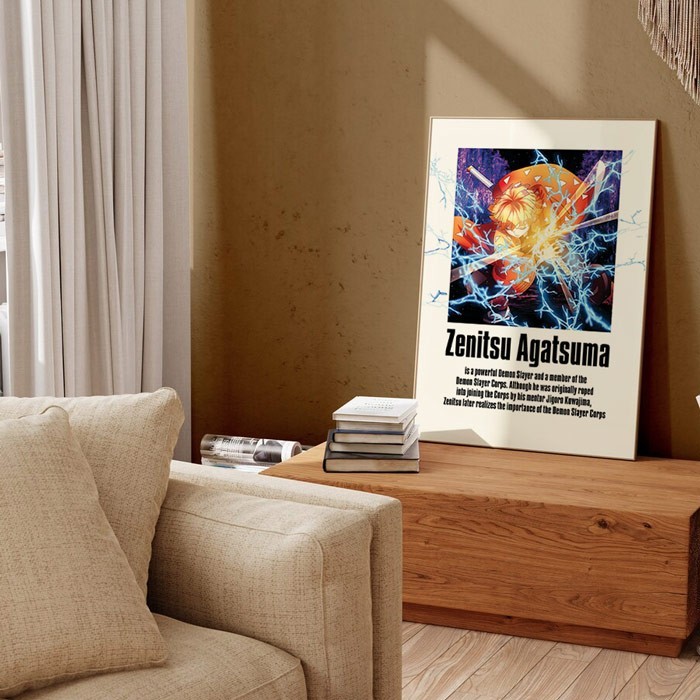 Αφίσες Poster Zenitsu Agatsuma για σαλόνι