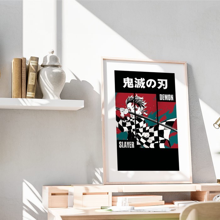 Αφίσες Poster Kimetsu no Yaiba με κορνίζα