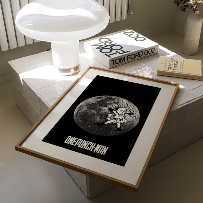 Αφίσες Poster Saitama on Moon για καθιστικό