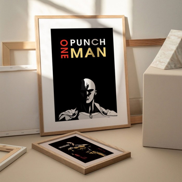 Αφίσες Poster One Punch Man Manga με κορνίζα