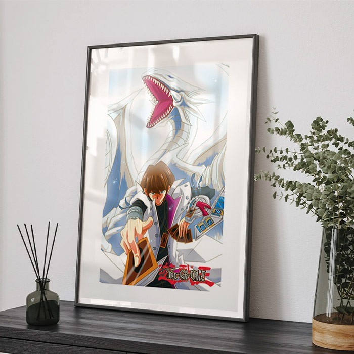Αφίσες Poster Seto Kaiba & Blue-Eyes White Dragon με κορνίζα