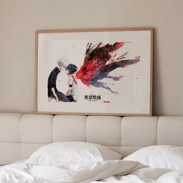 Αφίσες Poster Kaneki Ken - Kirishima Touka για κρεβατοκάμαρα