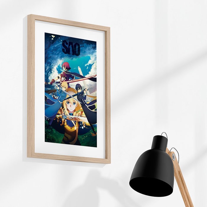 Αφίσες Poster Sword Art Online 3 με κορνίζα