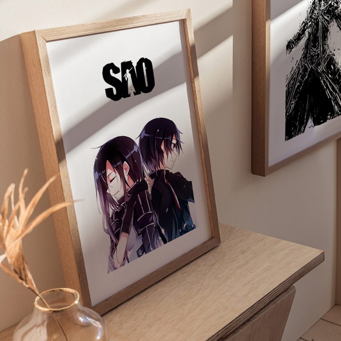 Αφίσες Poster Kirito SAO με κορνίζα