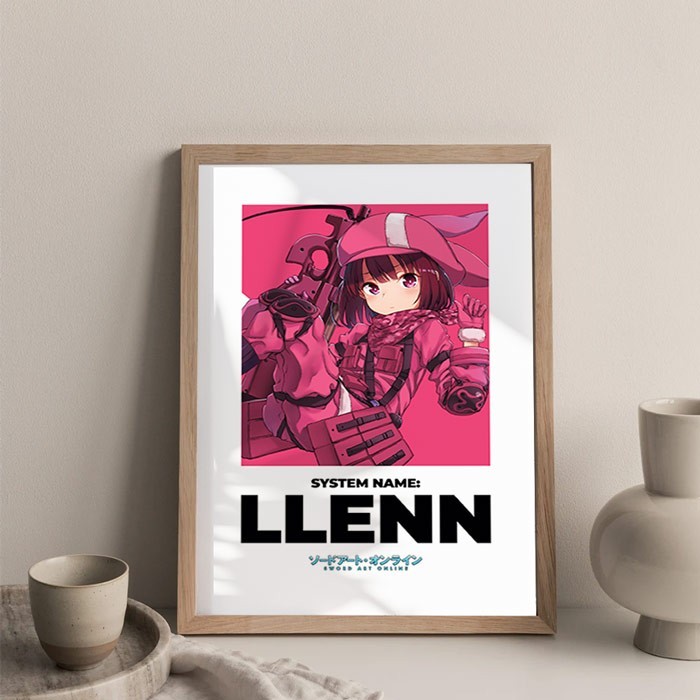 Αφίσες Poster Llenn με κορνίζα