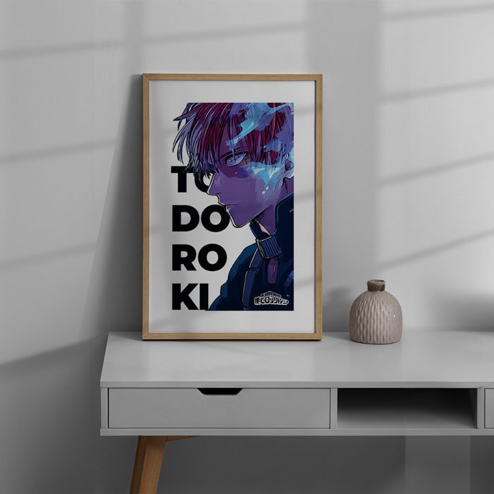 Αφίσες Poster Todoroki με κορνίζα