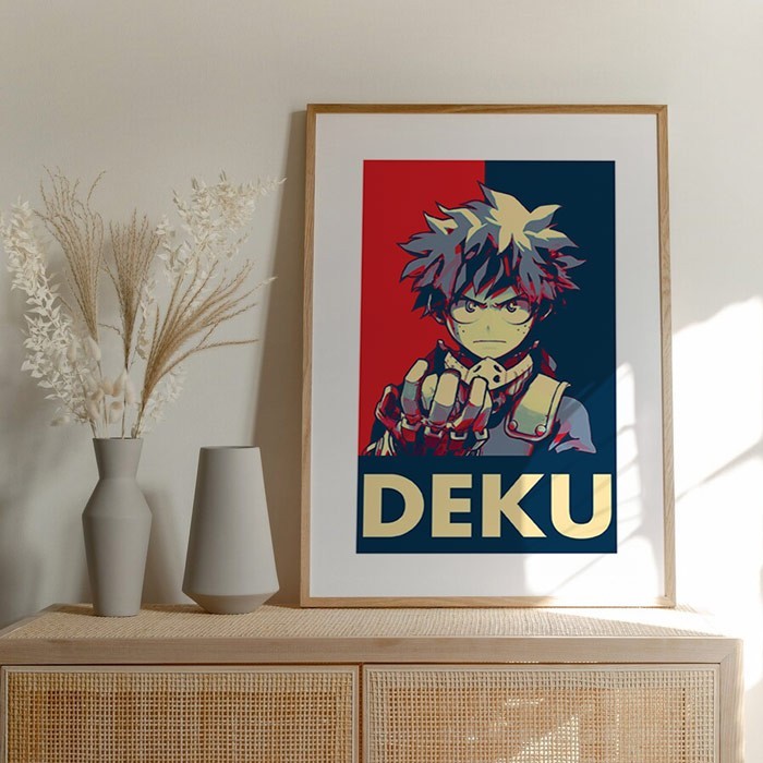 Αφίσες Poster Deku με κορνίζα