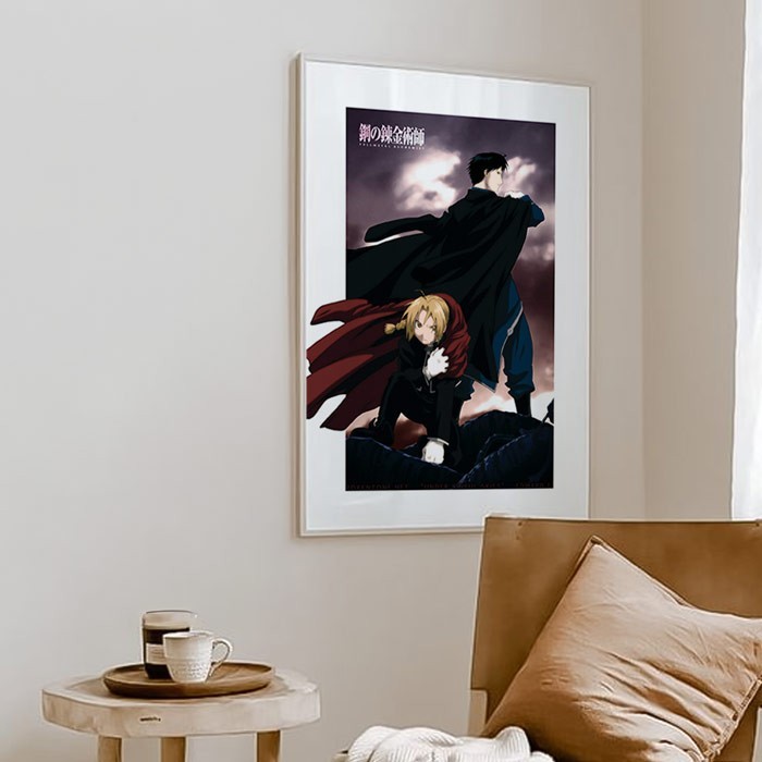 Αφίσες Poster Edward Elric - Roy Mustang για καθιστικό