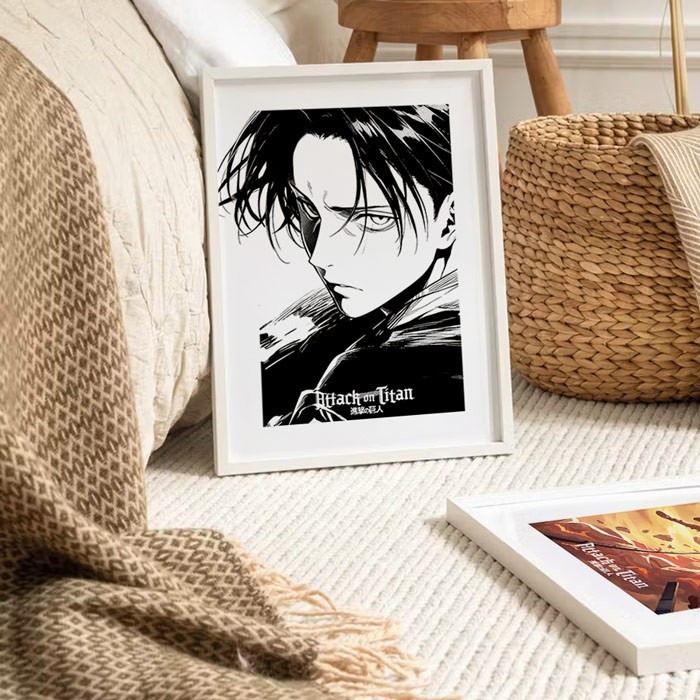 Αφίσες Poster Levi Ackerman Manga Style για καθιστικό