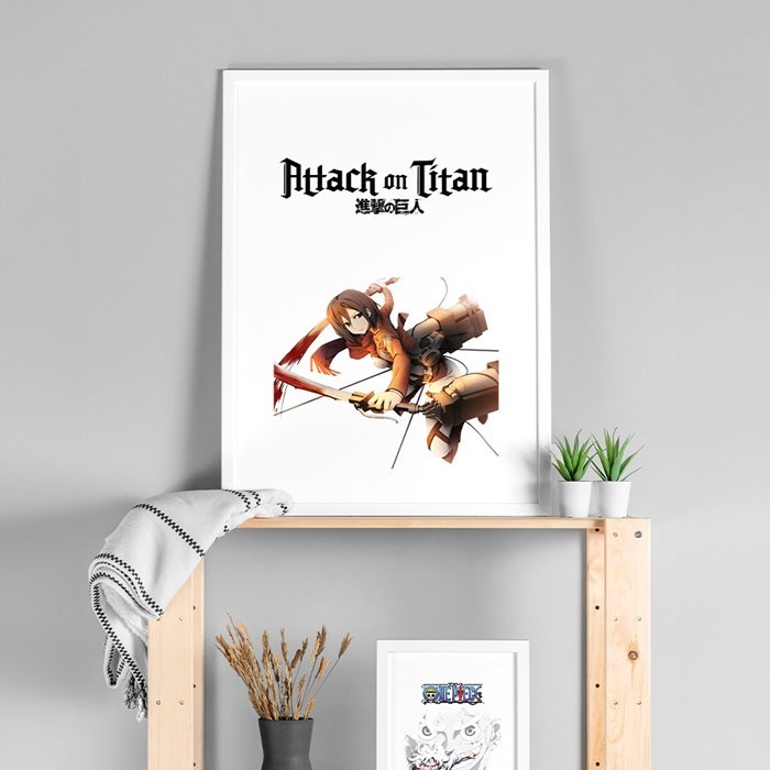 Αφίσες Poster Ackerman Mikasa για καθιστικό