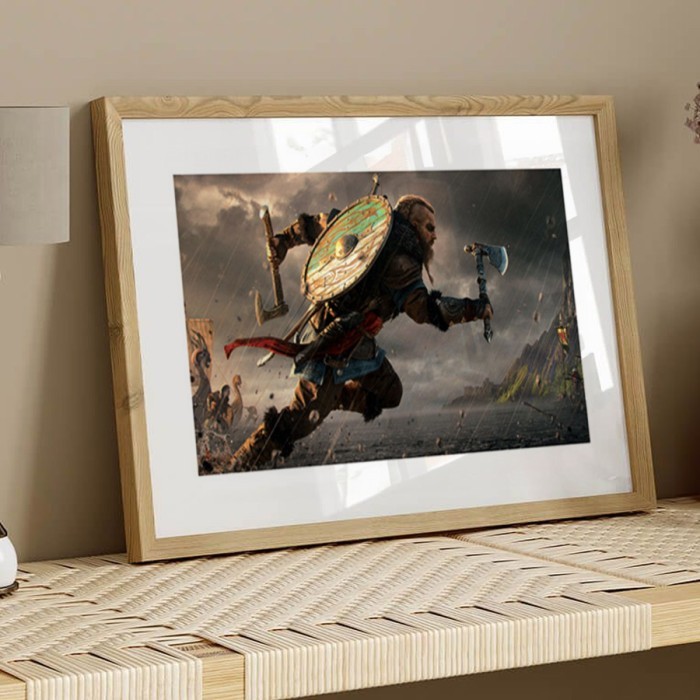 Αφίσα Poster Assassin's Creed Vikings με κορνίζα