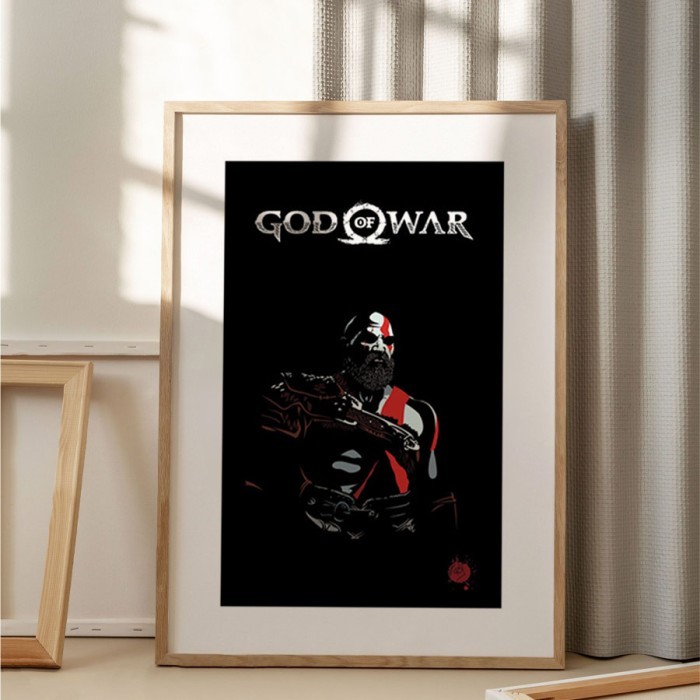 Αφίσα Poster God of War με κορνίζα