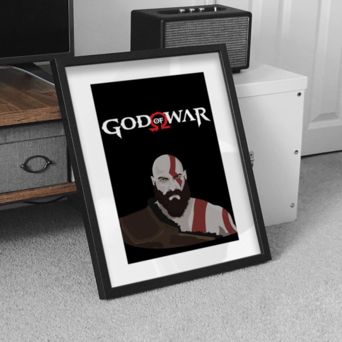 Αφίσα Poster God of War 2 με κορνίζα