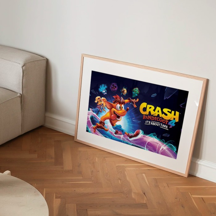 Αφίσα Poster Crash and Coco Bandicoot για σαλόνι