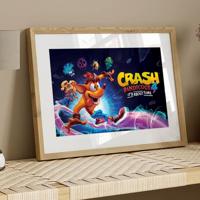 Αφίσα Poster Crash and Coco Bandicoot με κορνίζα