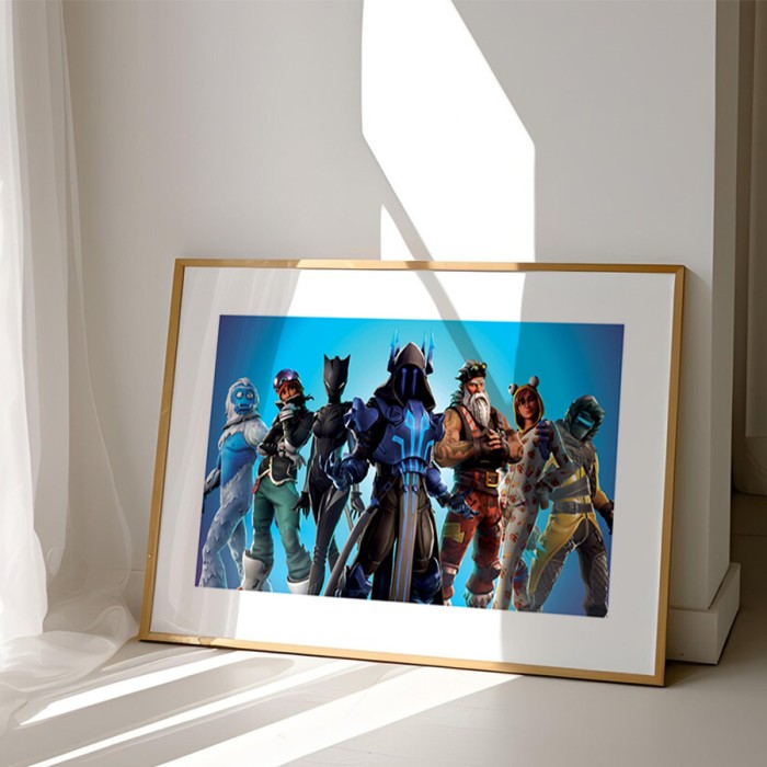 Αφίσα Poster Fortnite III με κορνίζα Αφίσα Poster Fortnite III με κορνίζα