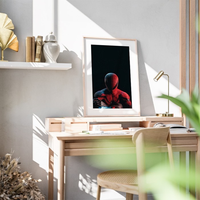 Αφίσα Poster Spider Man σε γραφείο