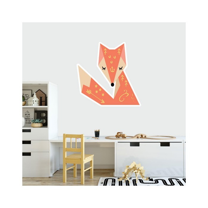 Αυτοκόλλητα τοίχου για παιδικό δωμάτιο Όμορφη αλεπού