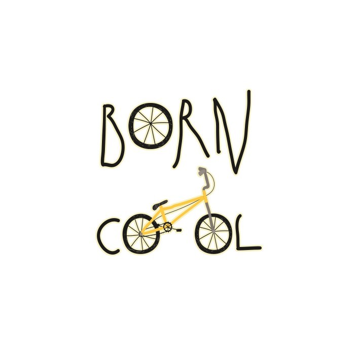 Αυτοκόλλητα τοίχου παιδικά «Γεννήθηκα cool»