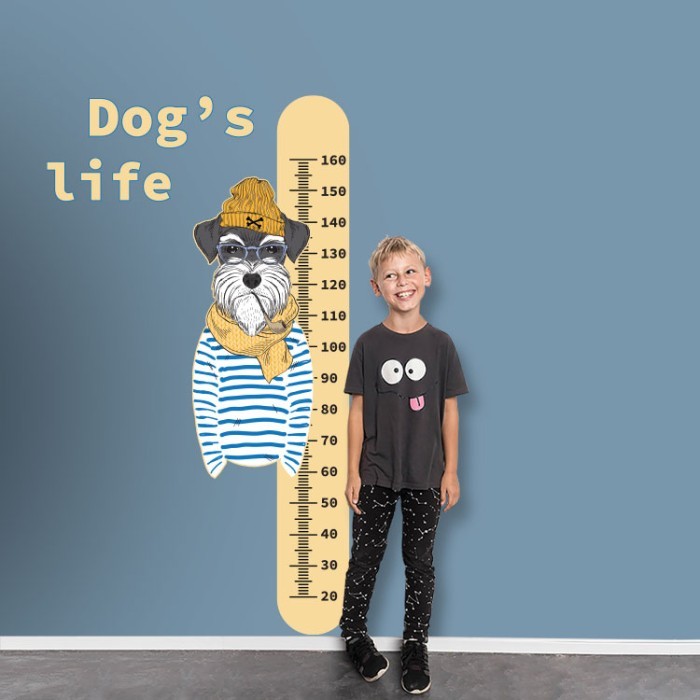 Αυτοκόλλητο τοίχου για παιδικό δωμάτιο Dog's Life 