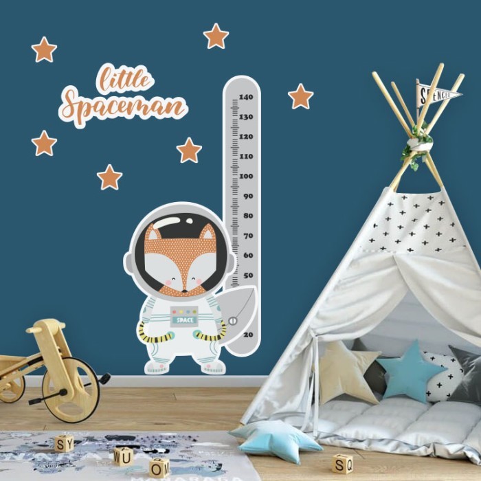 Αυτοκόλλητο τοίχου για παιδικό δωμάτιο Little Spaceman