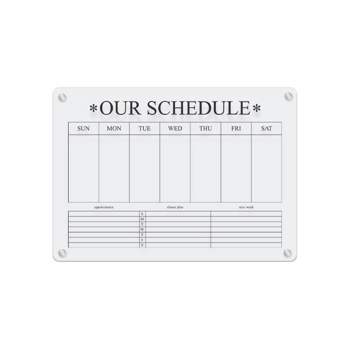 Ημερολόγιο Τοίχου-Our Schedule