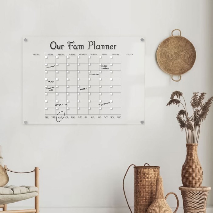 Ημερολόγιο Τοίχου - Fam Planner - Διακόσμηση Τοίχου