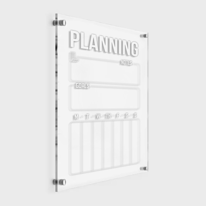 Ακρυλικό Calendar - Planning Ακρυλικό Calendar - Planning