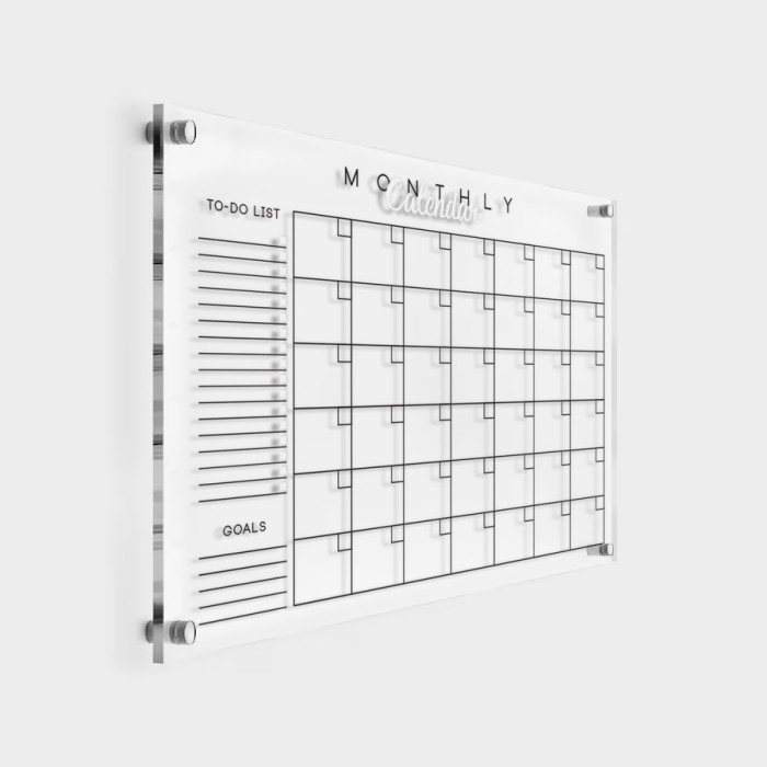 Ακρυλικό Calendar - To do List