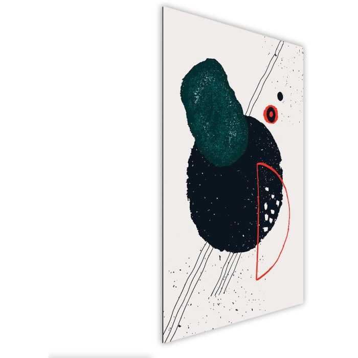 Πίνακας Etalbond Πλάι – Abstract Red Green