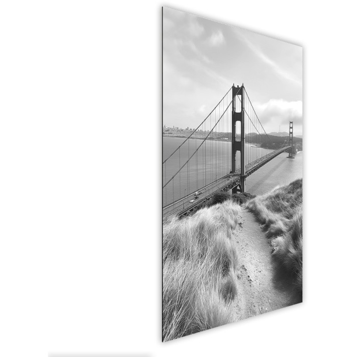 Πίνακας Etalbond Black n' White Πλάι - Road To Bridge Πίνακας Etalbond Black n' White Πλάι - Road To Bridge
