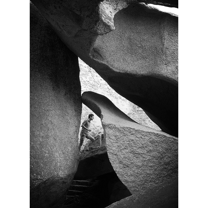 Πίνακας Etalbond Black n' White - Walking Path