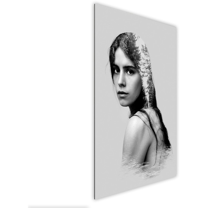 Πίνακας Etalbond Black n' White Πλάι - Girl Πίνακας Etalbond Black n' White Πλάι - Girl