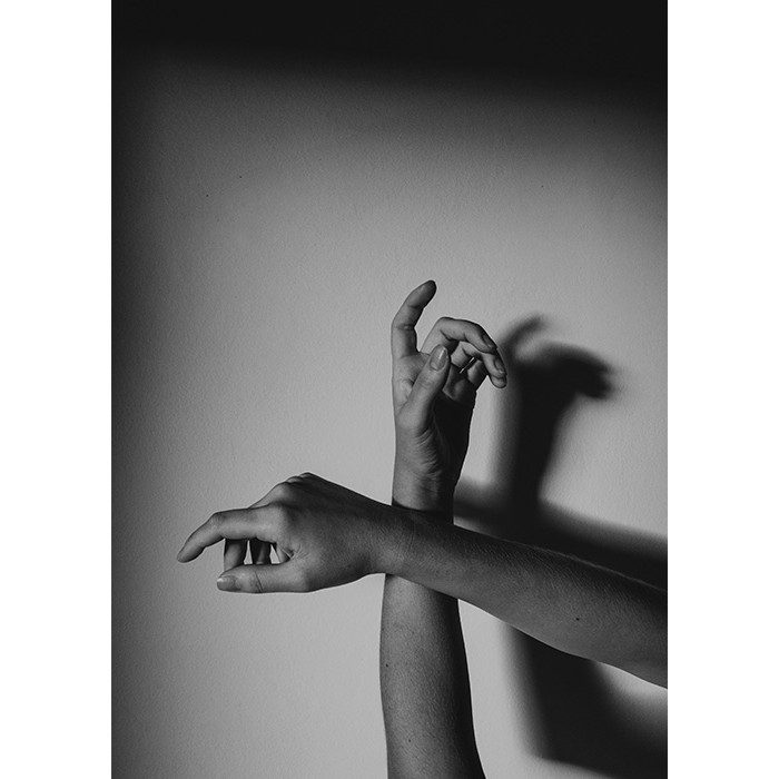 Πίνακας Etalbond Black n' White - Hands Πίνακας Etalbond Black n' White - Hands