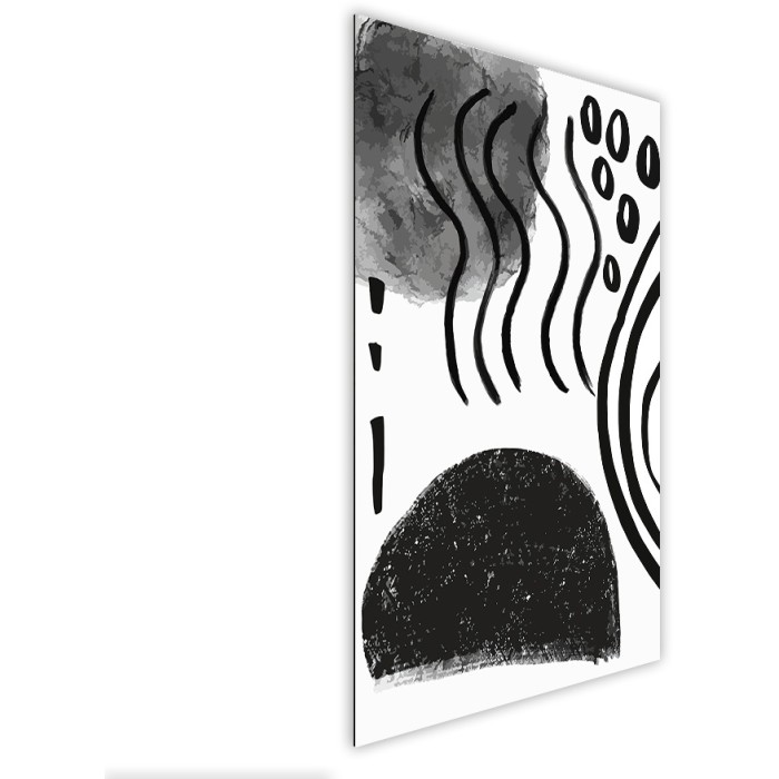 Πίνακας Etalbond Black n' White Πλάι - Black Abstract Πίνακας Etalbond Black n' White Πλάι - Black Abstract