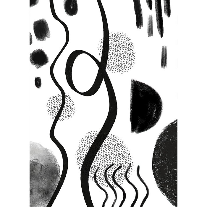 Πίνακας Etalbond Black n' White - Abstract Lines
