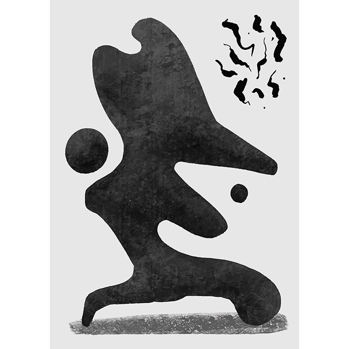 Πίνακας Etalbond Black n' White - Abstract Man