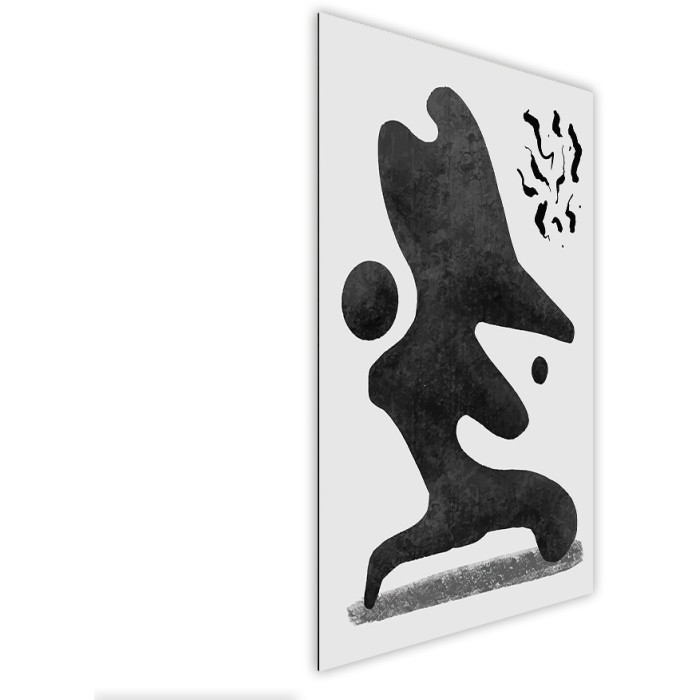 Πίνακας Etalbond Black n' White Πλάι - Abstract Man Πίνακας Etalbond Black n' White Πλάι - Abstract Man
