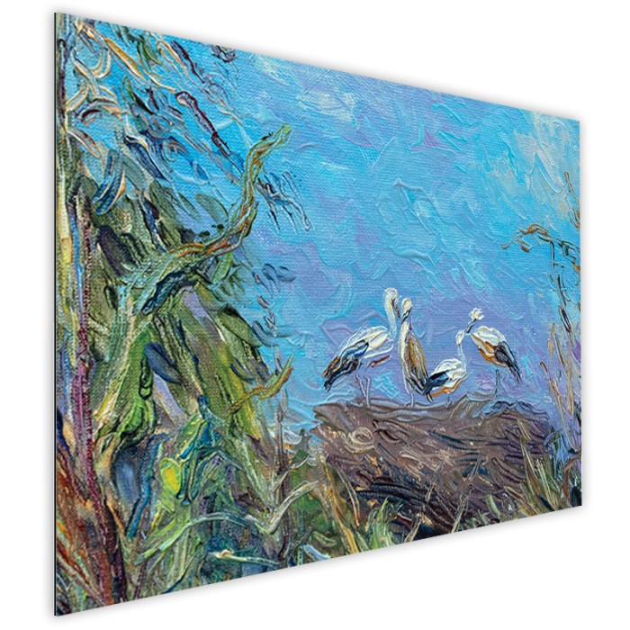 Πίνακας Etalbond Ζωγραφικής πλάι – Watercolored Birds Πίνακας Etalbond Ζωγραφικής πλάι – Watercolored Birds