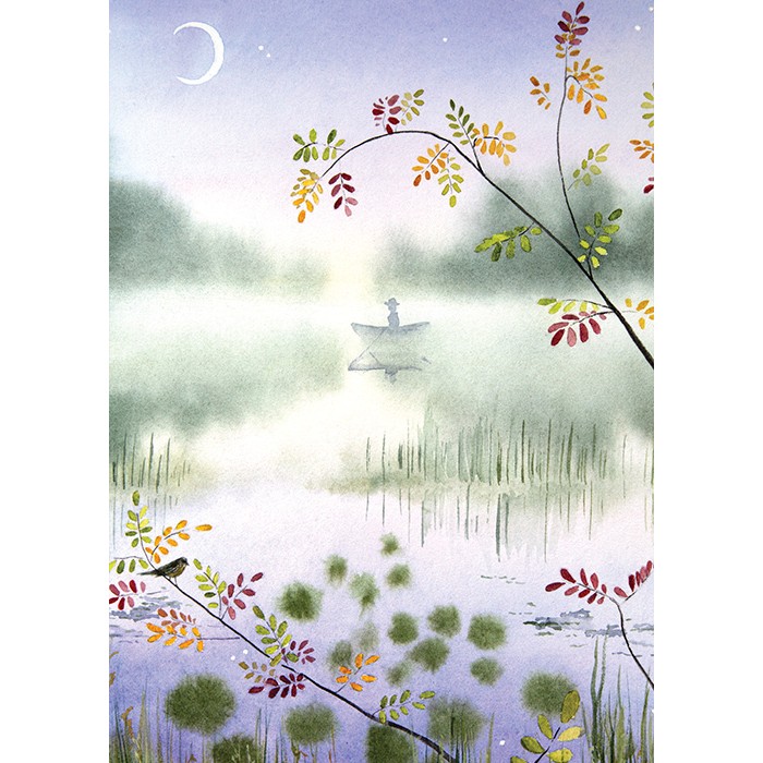 Πίνακας Etalbond Ζωγραφικής – Peaceful Lake
