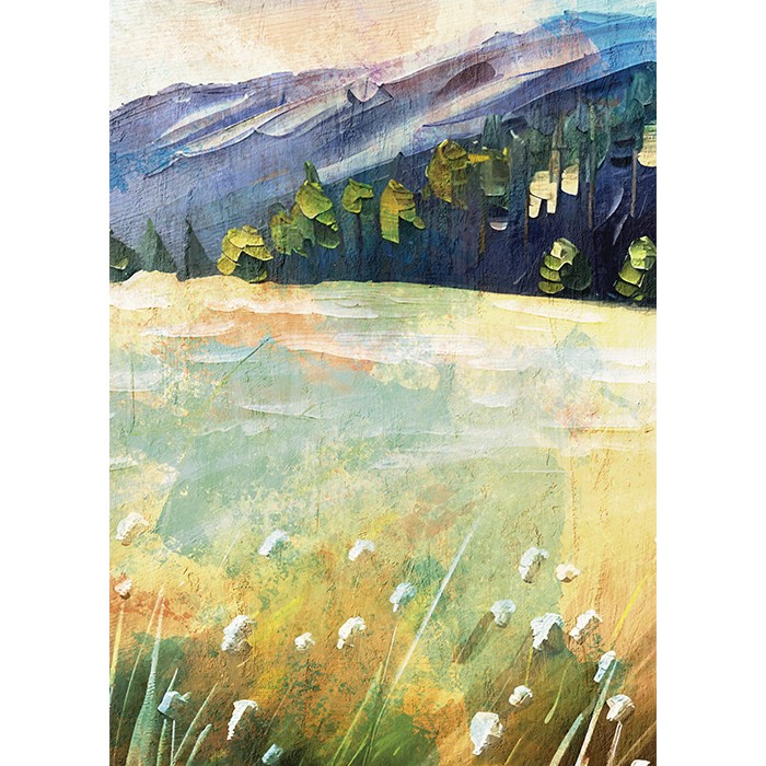 Πίνακας Etalbond Ζωγραφικής – Watercolored Summer