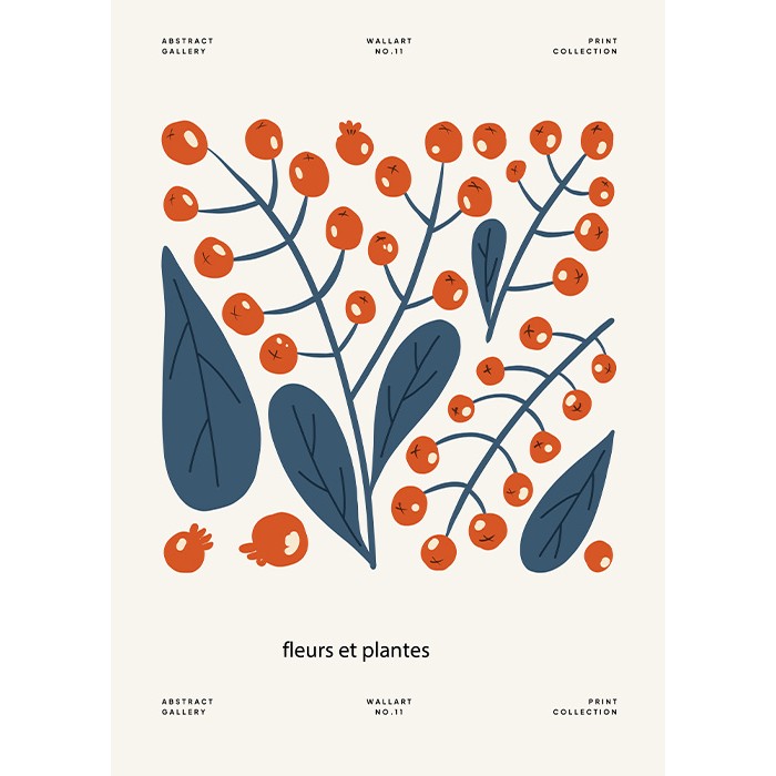 Πίνακας Etalbond Μοντέρνος – Blooming Leaves