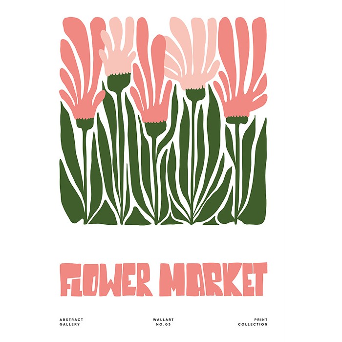 Πίνακας Etalbond Μοντέρνος – Flower Market