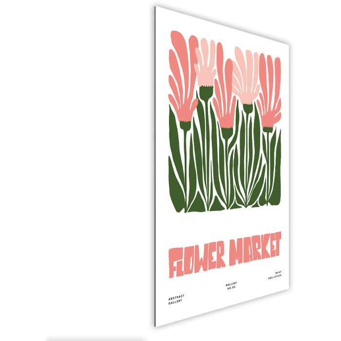Πίνακας Etalbond Μοντέρνος πλάι – Flower Market