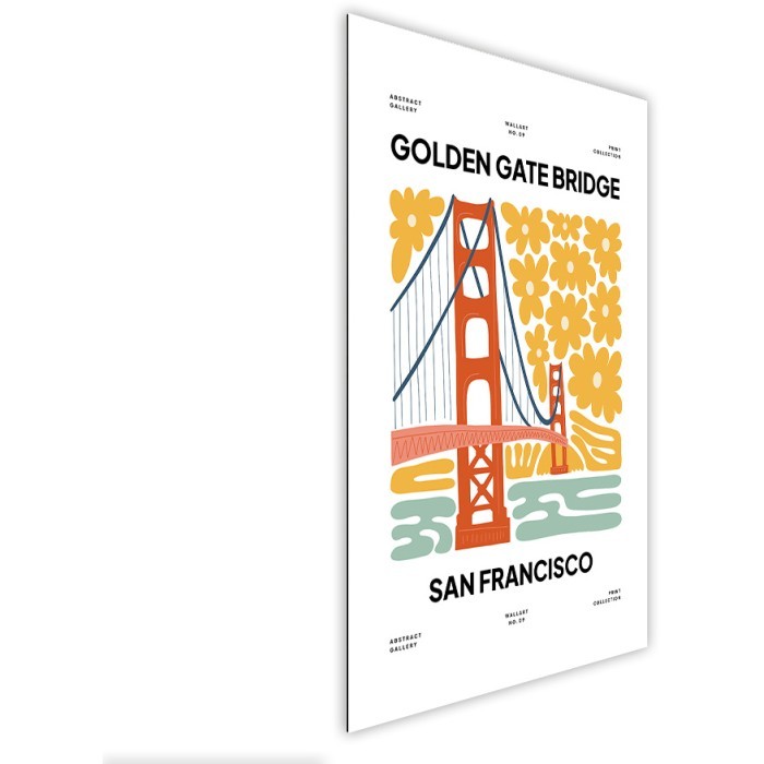 Πίνακας Etalbond Μοντέρνος πλάι – San Fransisco Πίνακας Etalbond Μοντέρνος πλάι – San Fransisco