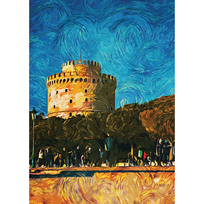 Πίνακας Κόντρα Πλακέ Ζωγραφική - Thessaloniki