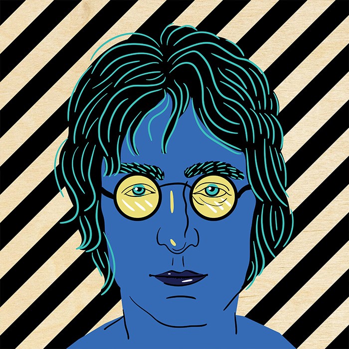Πίνακας Κόντρα Πλακέ Ζωγραφική - John Lennon